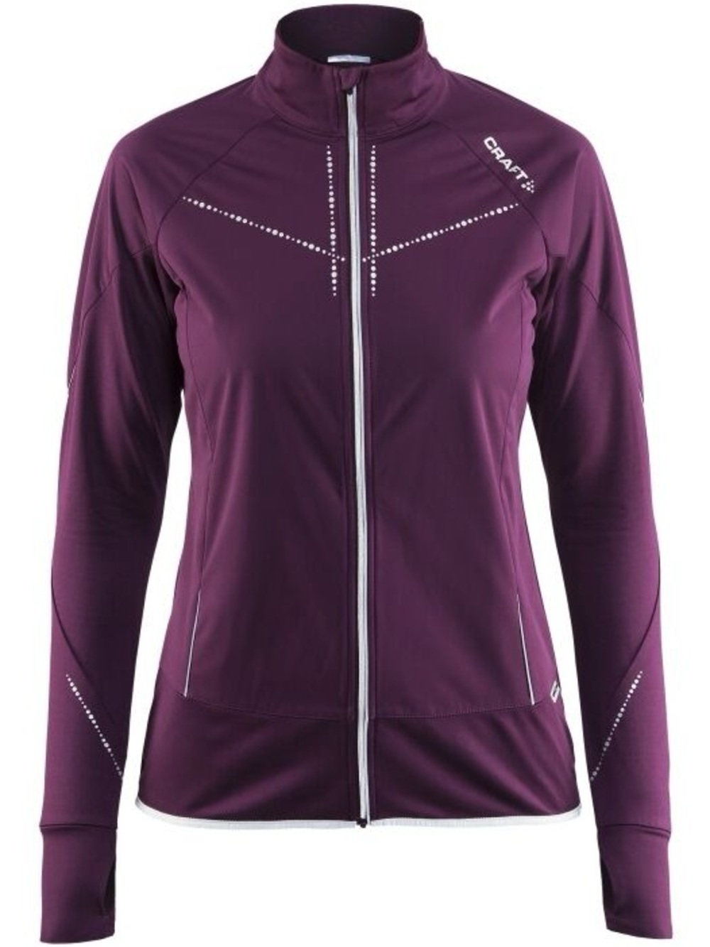 Craft Soft Shell Fleece Lined Maroon Ski Jacket‎